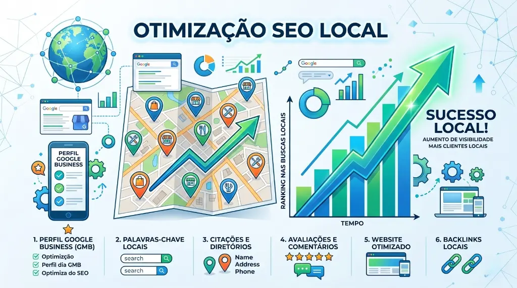 Otimização SEO Local - visibilidade local online e ranking