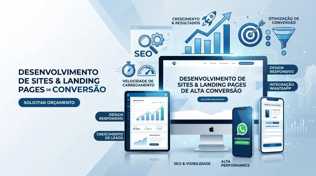 serviço de Sites e Landing Pages