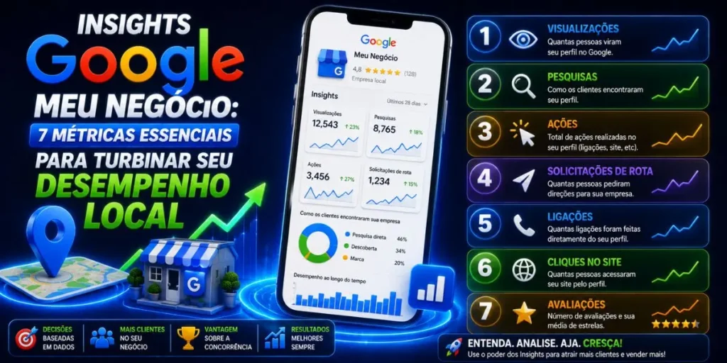 Insights Google Meu Negócio: 7 Métricas Essenciais Para Turbinar Seu Desempenho Local