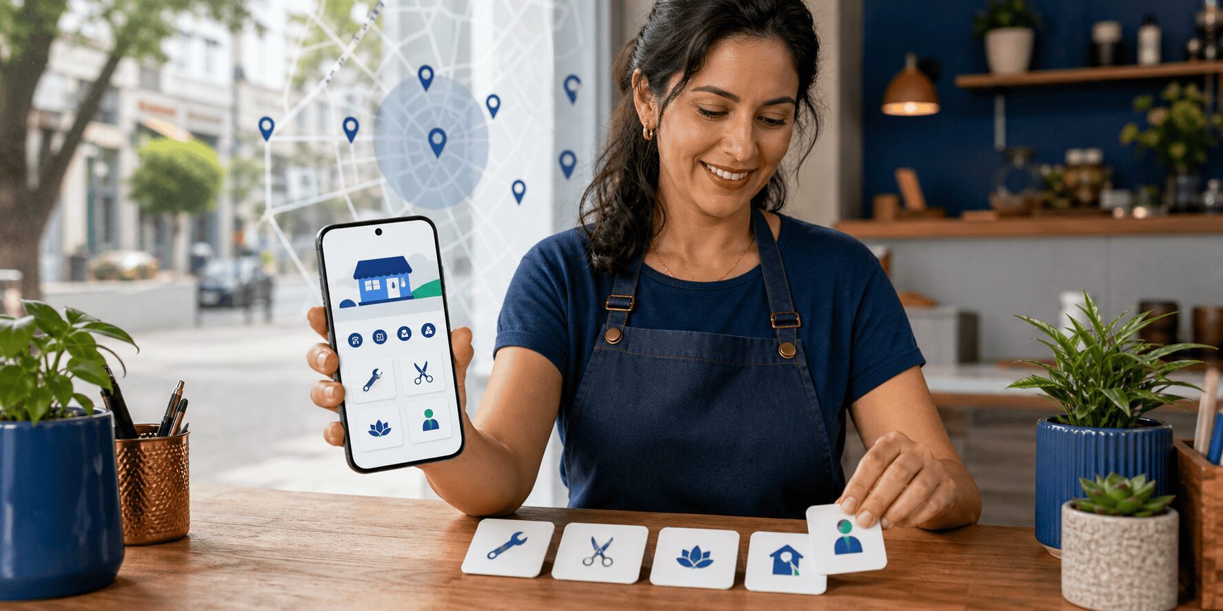 Empreendedora organiza serviços no Perfil da Empresa no Google