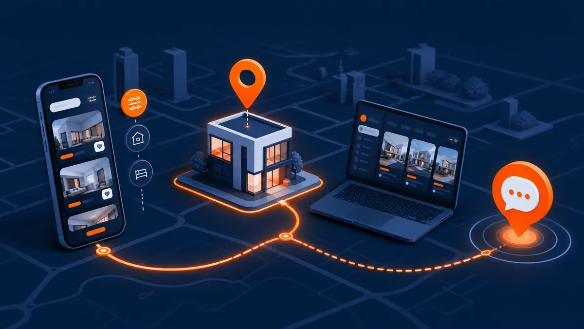 Criação de Site para Imobiliária: Guia Prático 3 Jornada digital da busca de imóvel até o contato com a imobiliária