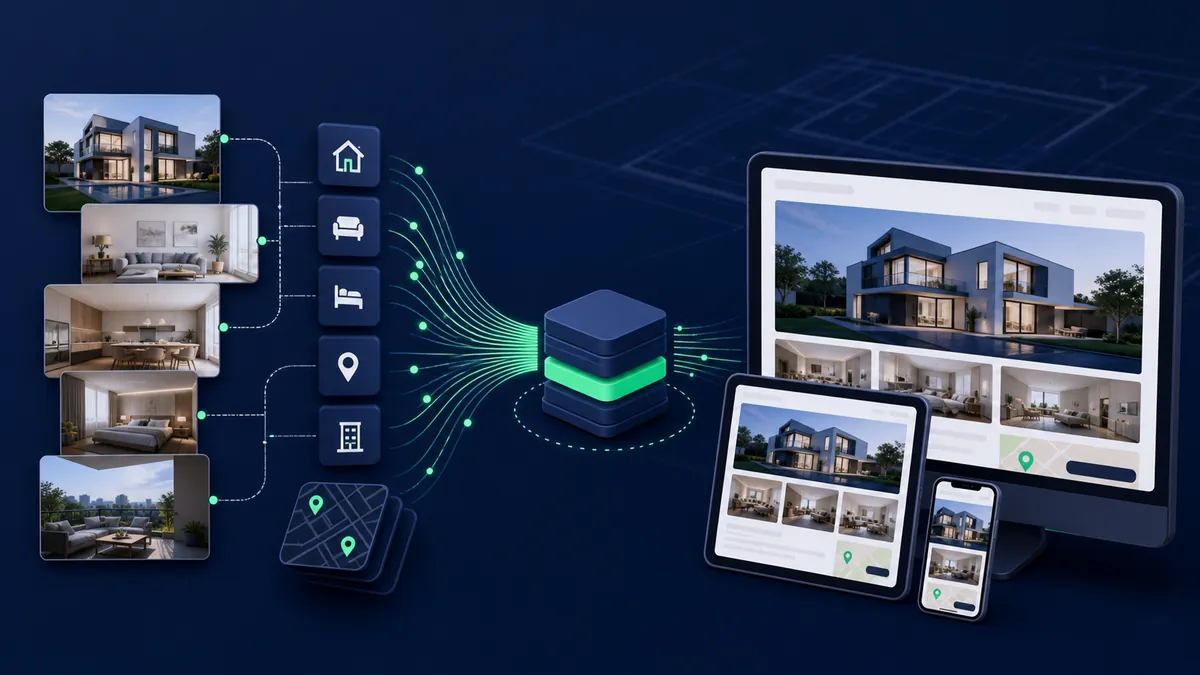 Criação de Site para Imobiliária: Guia Prático 2 Organização dos dados de imóveis em um site de imobiliária