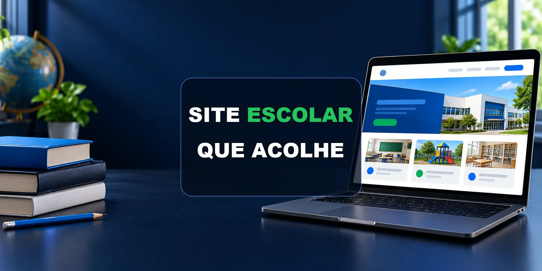 Criação de sites para escolas com site escolar responsivo e acolhedor