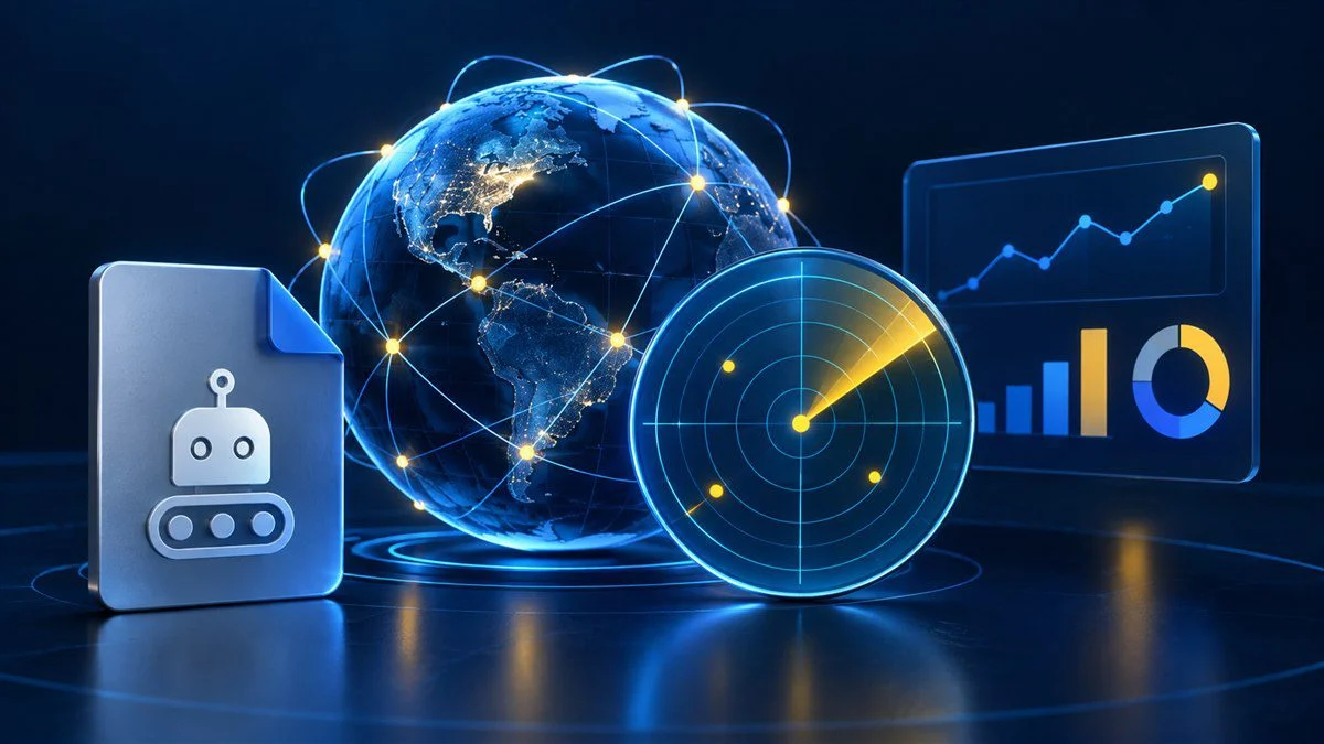 Auditoria de acesso, rastreamento e mensuração de conteúdo para mecanismos de inteligência artificial