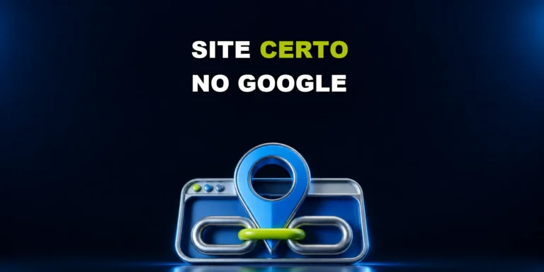 Site conectado ao Perfil da Empresa no Google