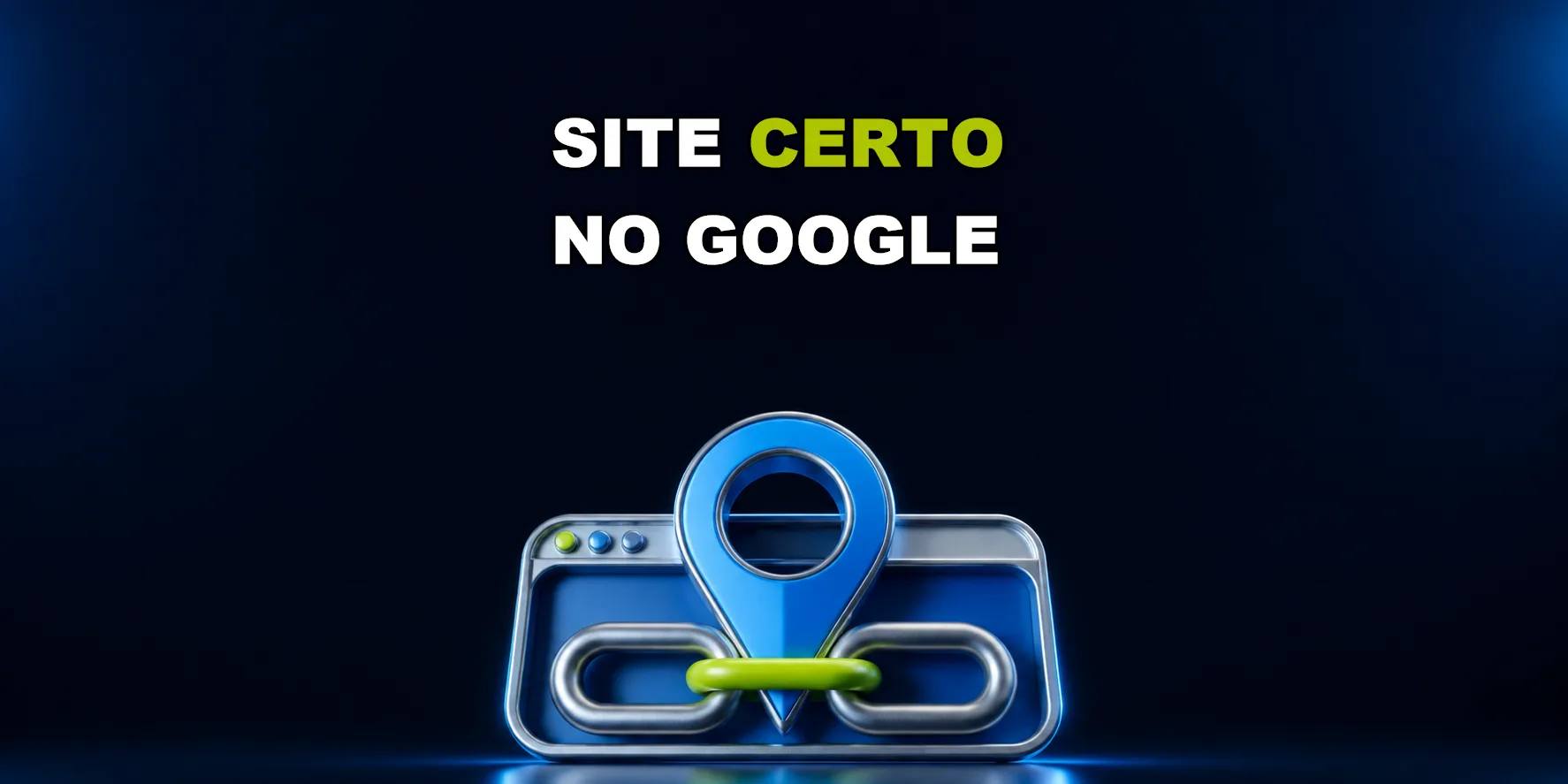 Site conectado ao Perfil da Empresa no Google