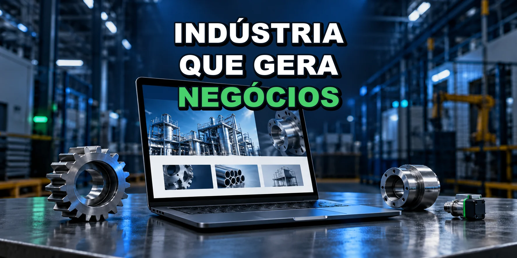 Criação de site para indústria com catálogo técnico B2B